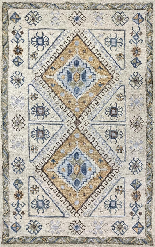 Kilims Rectangular Wool Matarial with Soft and 100% Imported Woolen - Which Mark