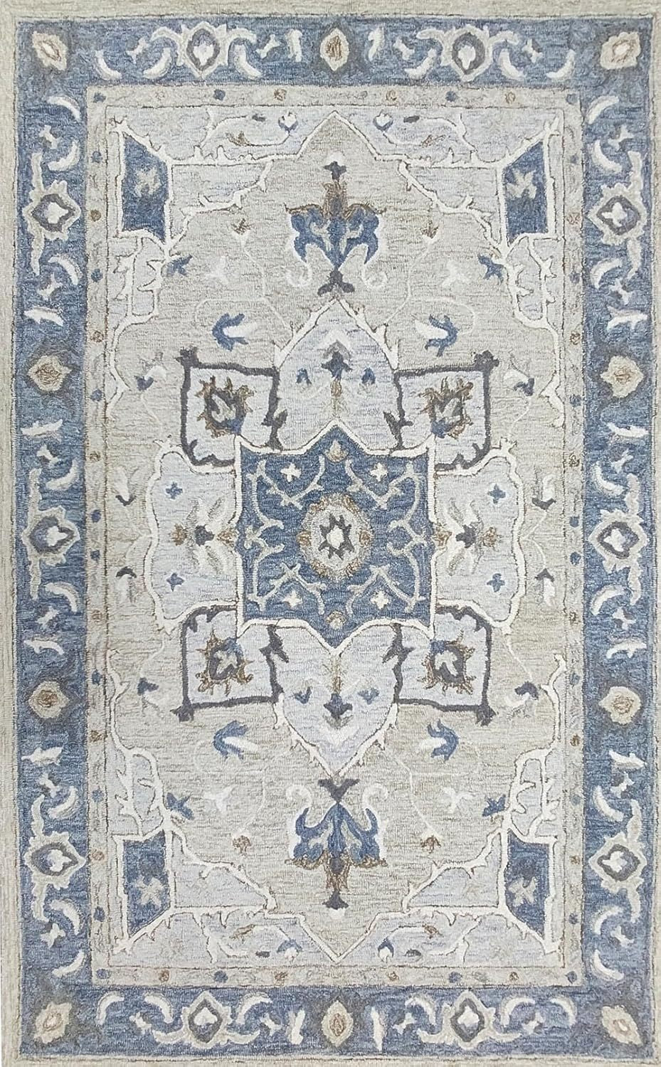 Agra Rectangular Wool Matarial with Soft and 100% Imported Woolen - Which Mark