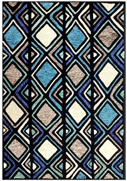 African Rectangular Black in Color, Wool Matarial with Soft and 100% - Which Mark