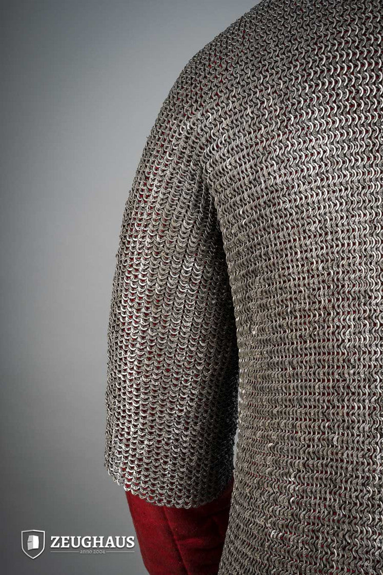 Chainmail Haubergeon Flatring Riveted 6mm Steel Oiled - Which Mark