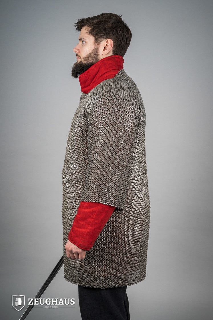 Chainmail Haubergeon Flatring Riveted 6mm Steel Oiled - Which Mark