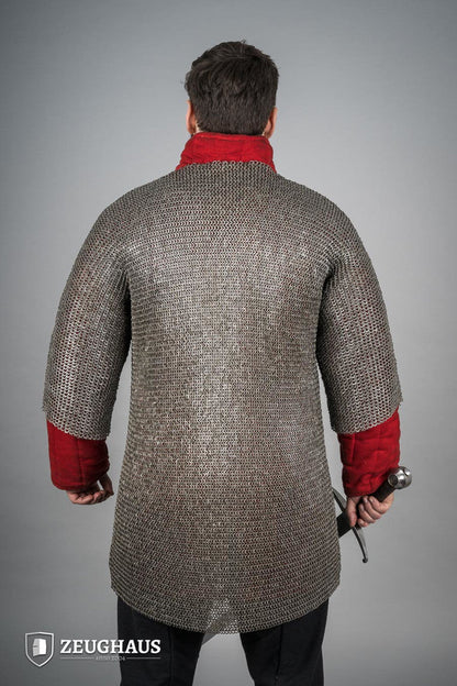 Chainmail Haubergeon Flatring Riveted 6mm Steel Oiled - Which Mark