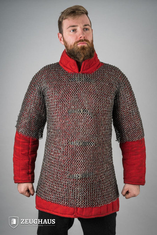 Chainmail Haubergeon Flatring Riveted 9mm Titanium - Which Mark