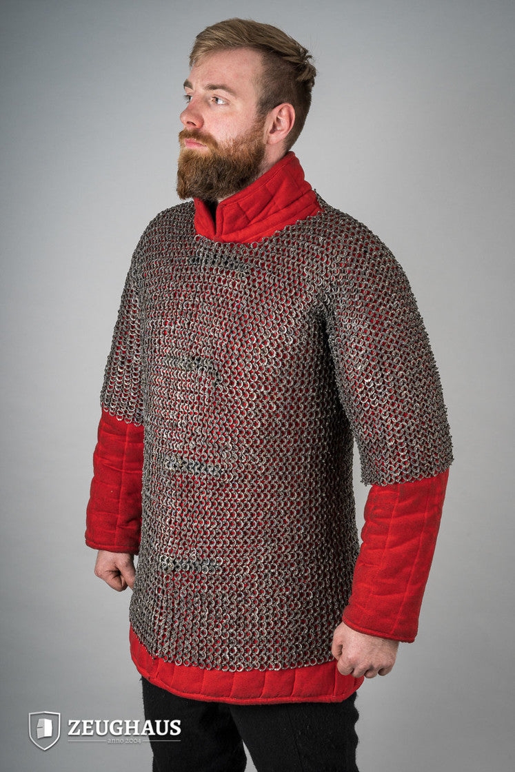 Chainmail Haubergeon Flatring Riveted 9mm Titanium - Which Mark