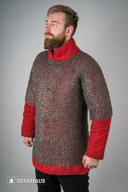 Chainmail Haubergeon Flatring Riveted 9mm Titanium - Which Mark