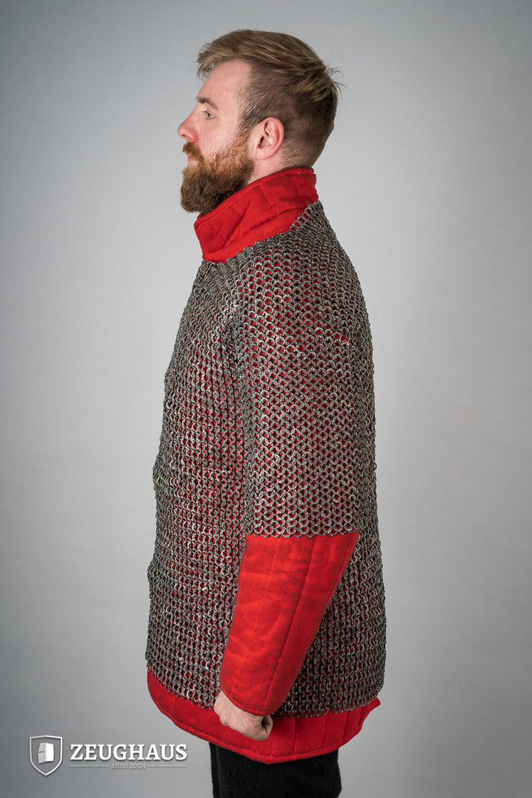 Chainmail Haubergeon Flatring Riveted 9mm Titanium - Which Mark