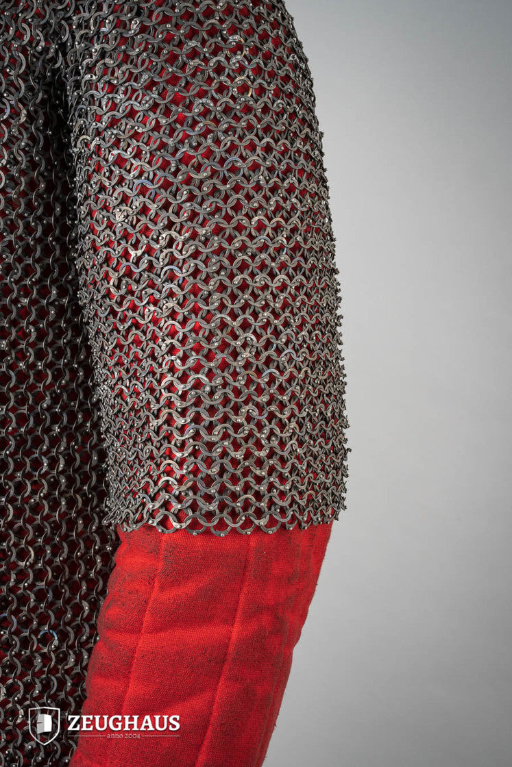 Chainmail Haubergeon Flatring Riveted 9mm Titanium - Which Mark