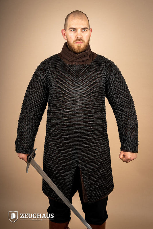 Chainmail Hauberk Roundring 10mm Burnished - Which Mark