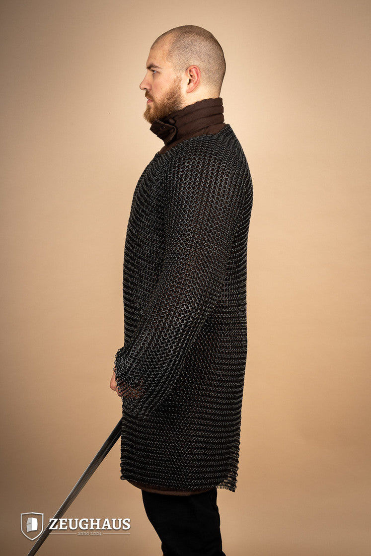 Chainmail Hauberk Roundring 10mm Burnished - Which Mark