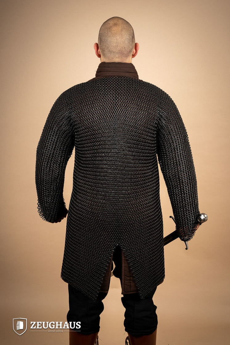 Chainmail Hauberk Roundring 10mm Burnished - Which Mark