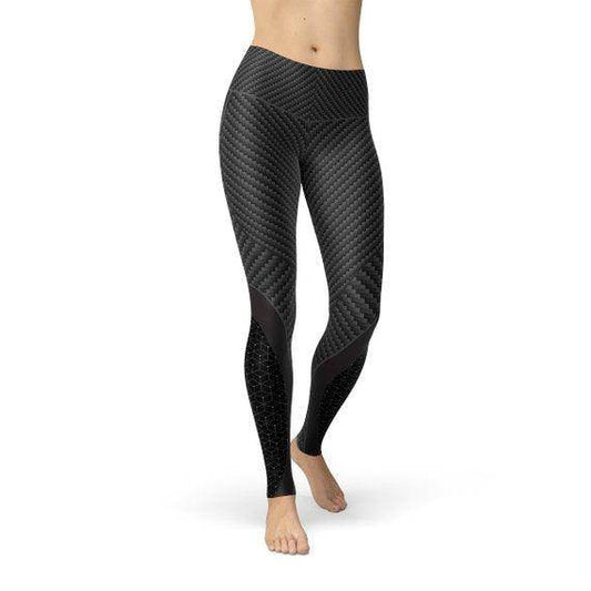Womens Carbon Fiber Sports Leggings - Which Mark