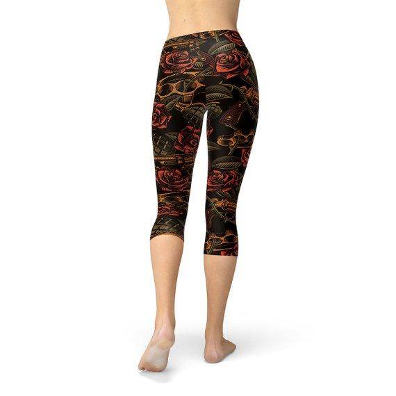 Womens Badass Capri Leggings - Which Mark