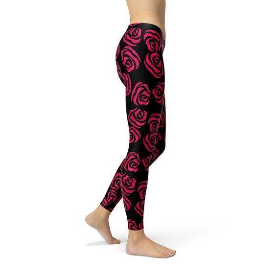 Red Roses Leggings - Which Mark