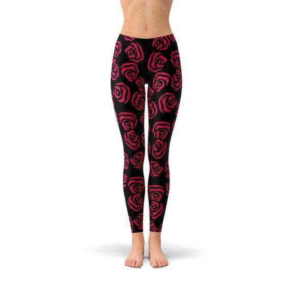 Red Roses Leggings - Which Mark