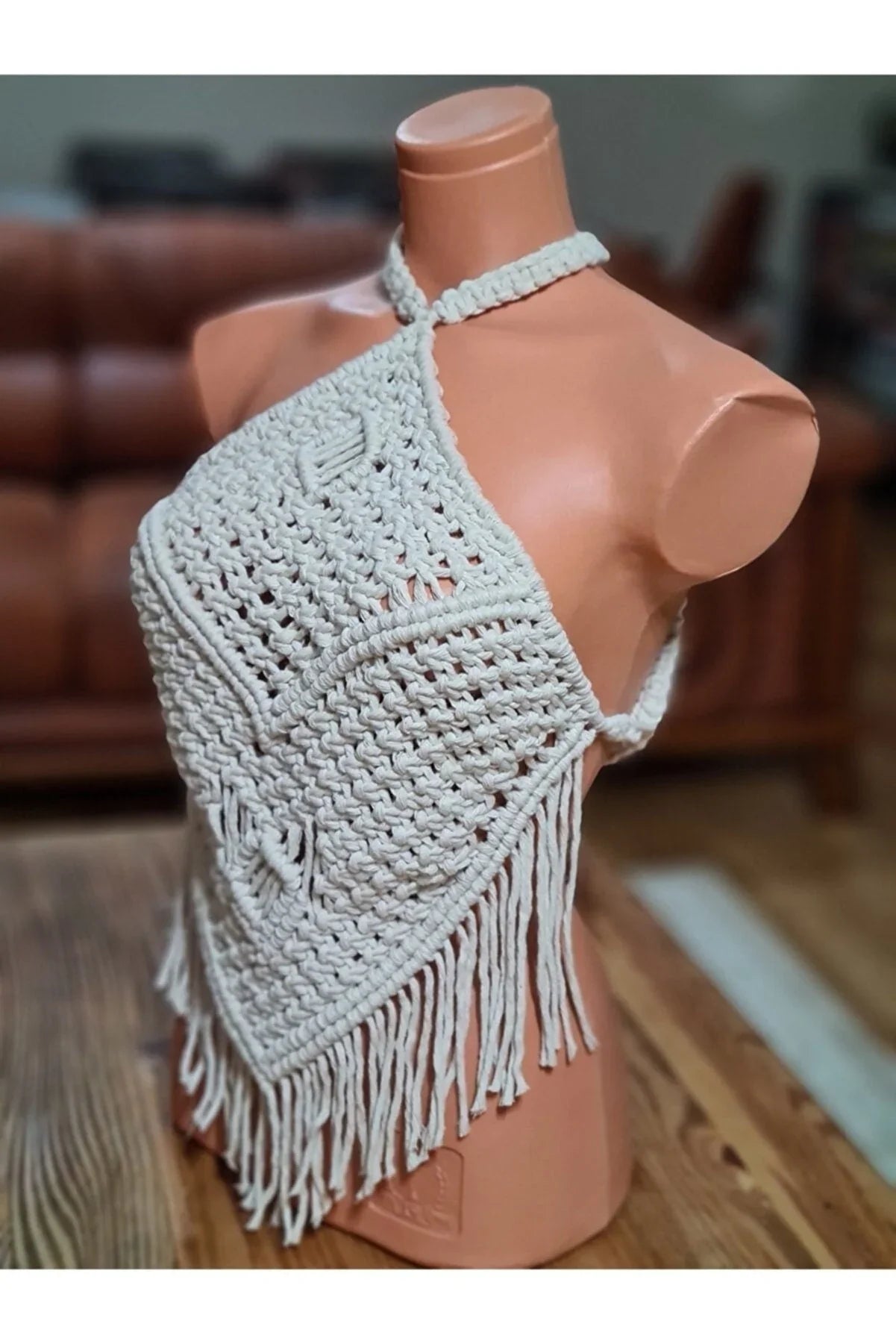 Handmade Unique Makrame Festival Top • Cotton • Boho - Which Mark