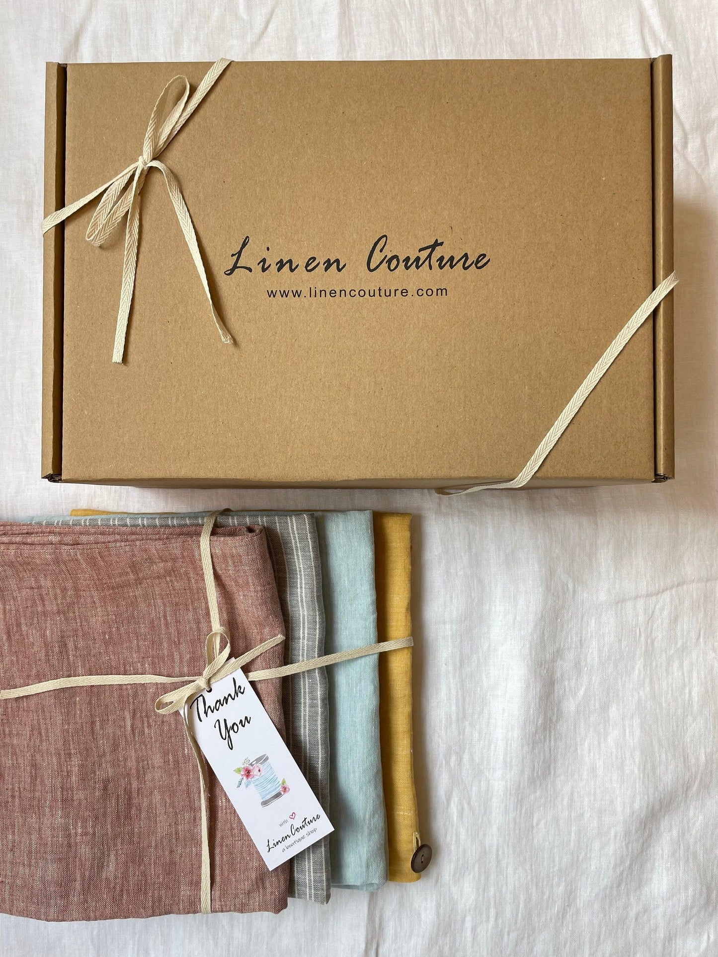 Melange Burgundy linen / Natural Linen Pajama set / Linen loungewear / - Which Mark