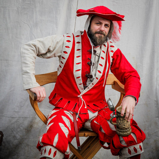 Landsknecht Vest Imperialis Red/Natural - Which Mark