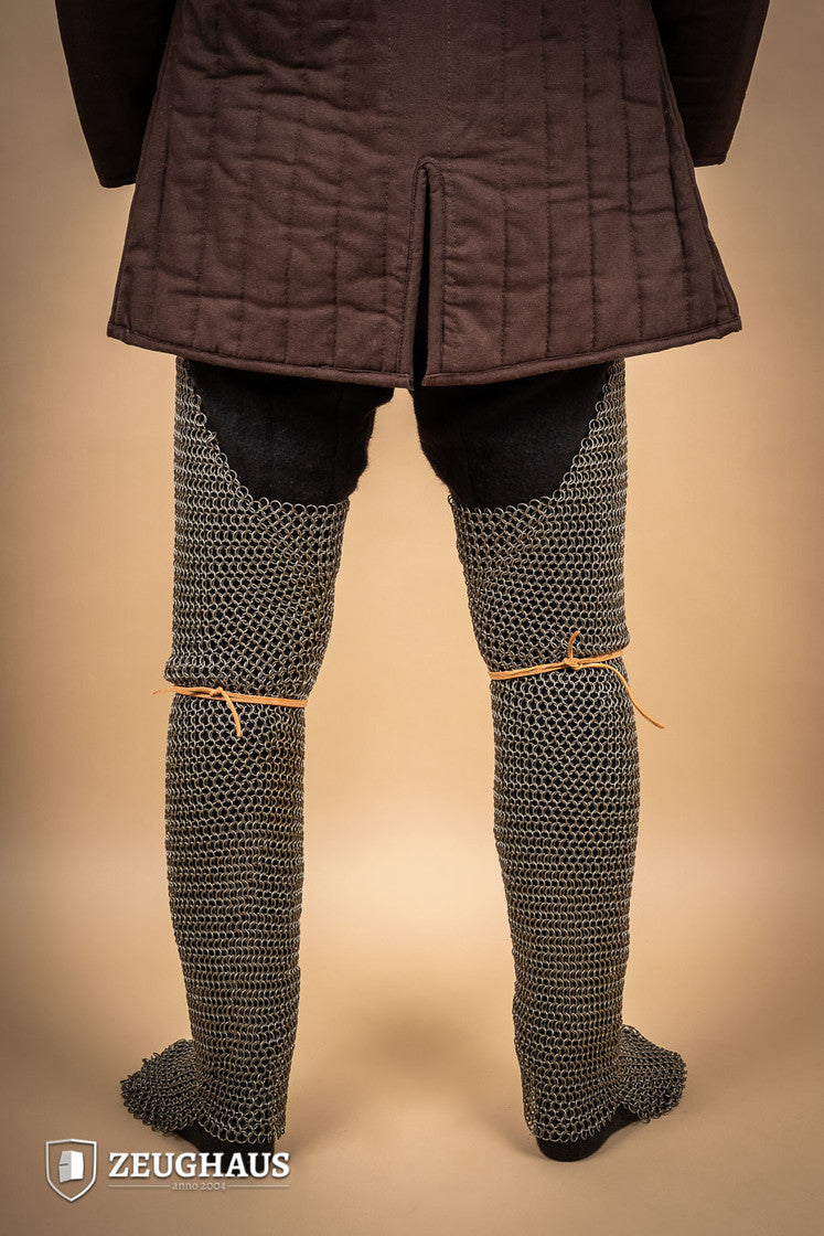 Chainmail Chausses Roundring 9mm Steel Oiled - Which Mark