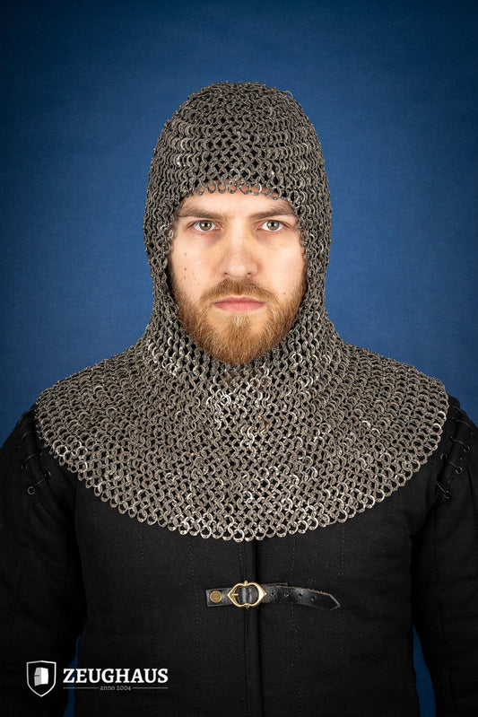 Chainmail Hood Flatring Riveted 9mm Stainless Steel - Which Mark