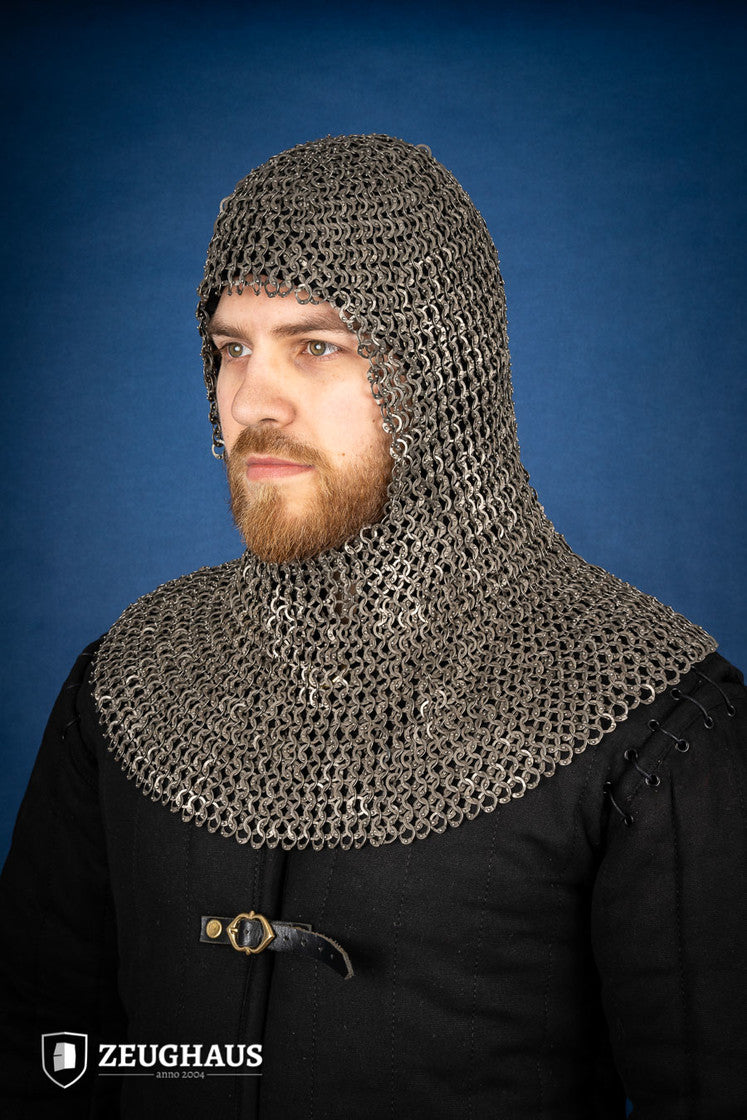 Chainmail Hood Flatring Riveted 9mm Stainless Steel - Which Mark