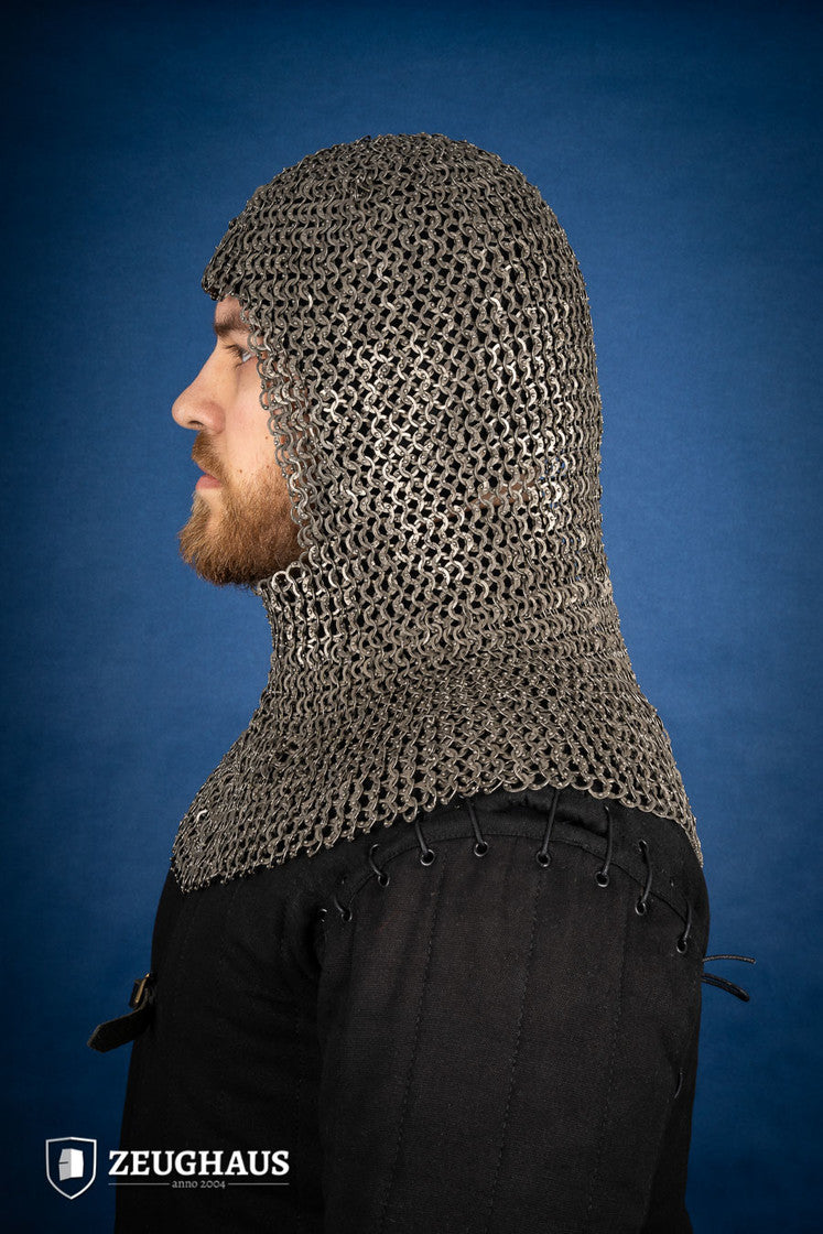 Chainmail Hood Flatring Riveted 9mm Stainless Steel - Which Mark