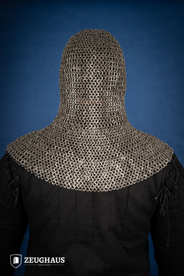 Chainmail Hood Flatring Riveted 9mm Stainless Steel - Which Mark