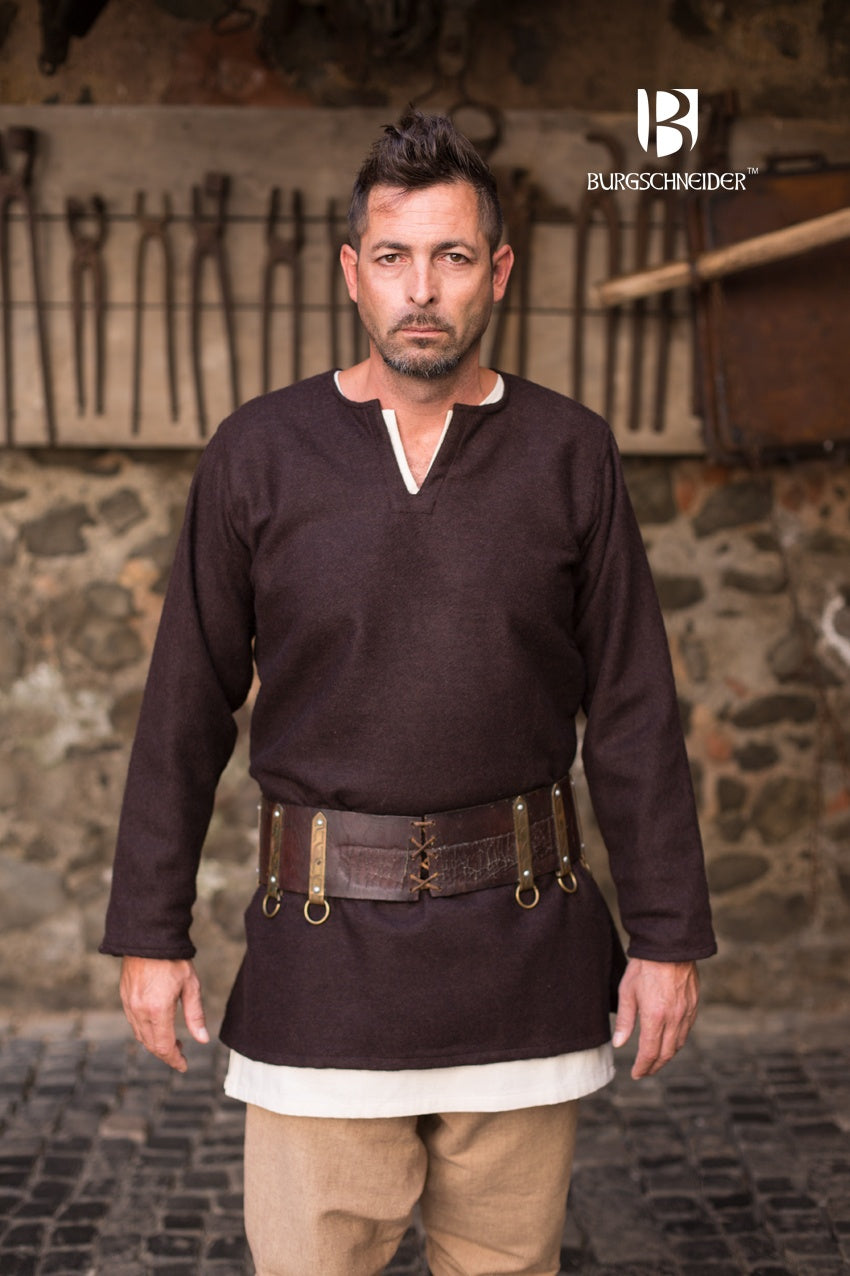 Wool Tunic Lodin Brown - Which Mark