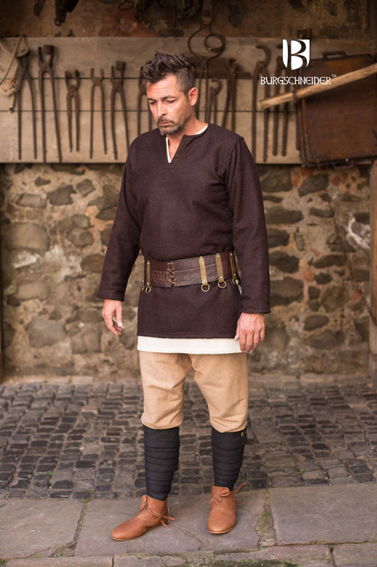 Wool Tunic Lodin Brown - Which Mark