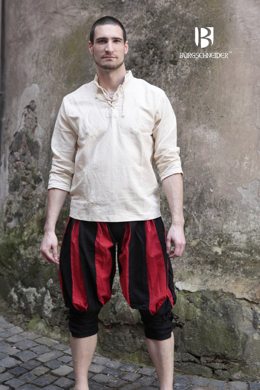 Landsknecht Pants Maximilian Black/Red - Which Mark