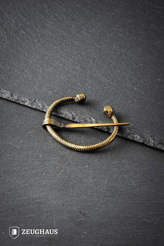Medieval Fibula Diameter 6 cm Brass B-Stock - Which Mark