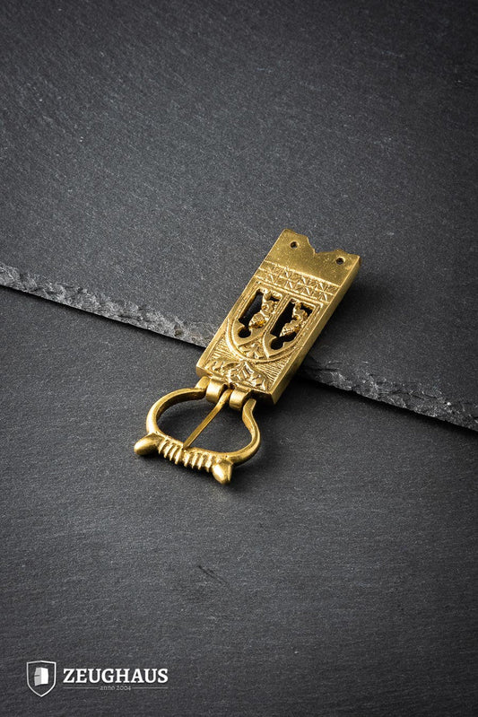Medieval Belt Buckle Brass B-Stock - Which Mark
