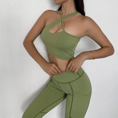 Sportwear Women Yoga Sets Fitness Wear 2peice Suits High Waist Legging - Which Mark