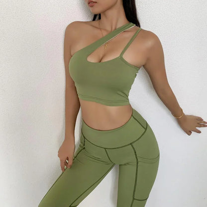 Sportwear Women Yoga Sets Fitness Wear 2peice Suits High Waist Legging - Which Mark
