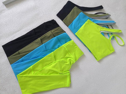 Sportwear Women Yoga Sets Fitness Wear 2peice Suits High Waist Legging - Which Mark