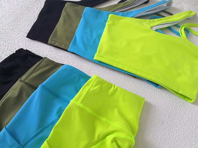 Sportwear Women Yoga Sets Fitness Wear 2peice Suits High Waist Legging - Which Mark