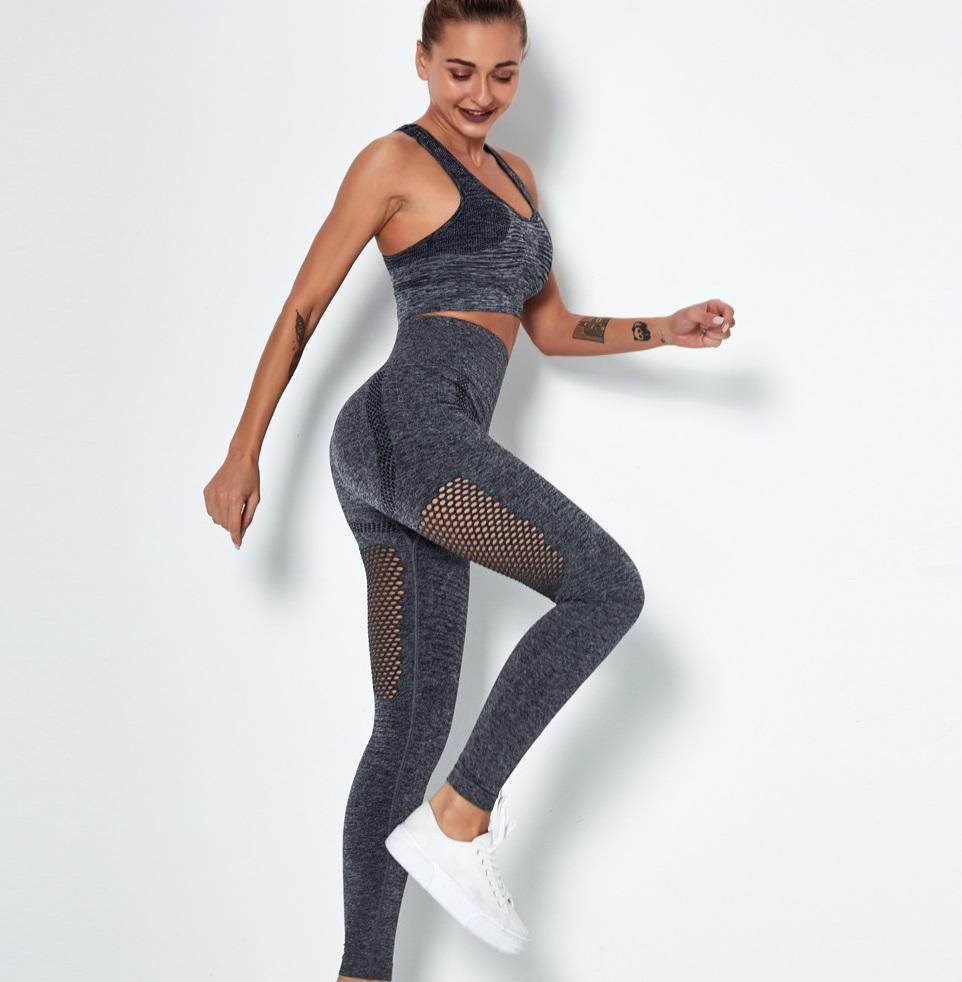 Active suits Tracksuits Womens Cotton Yoga Suit Gym clothing Sportwear - Which Mark