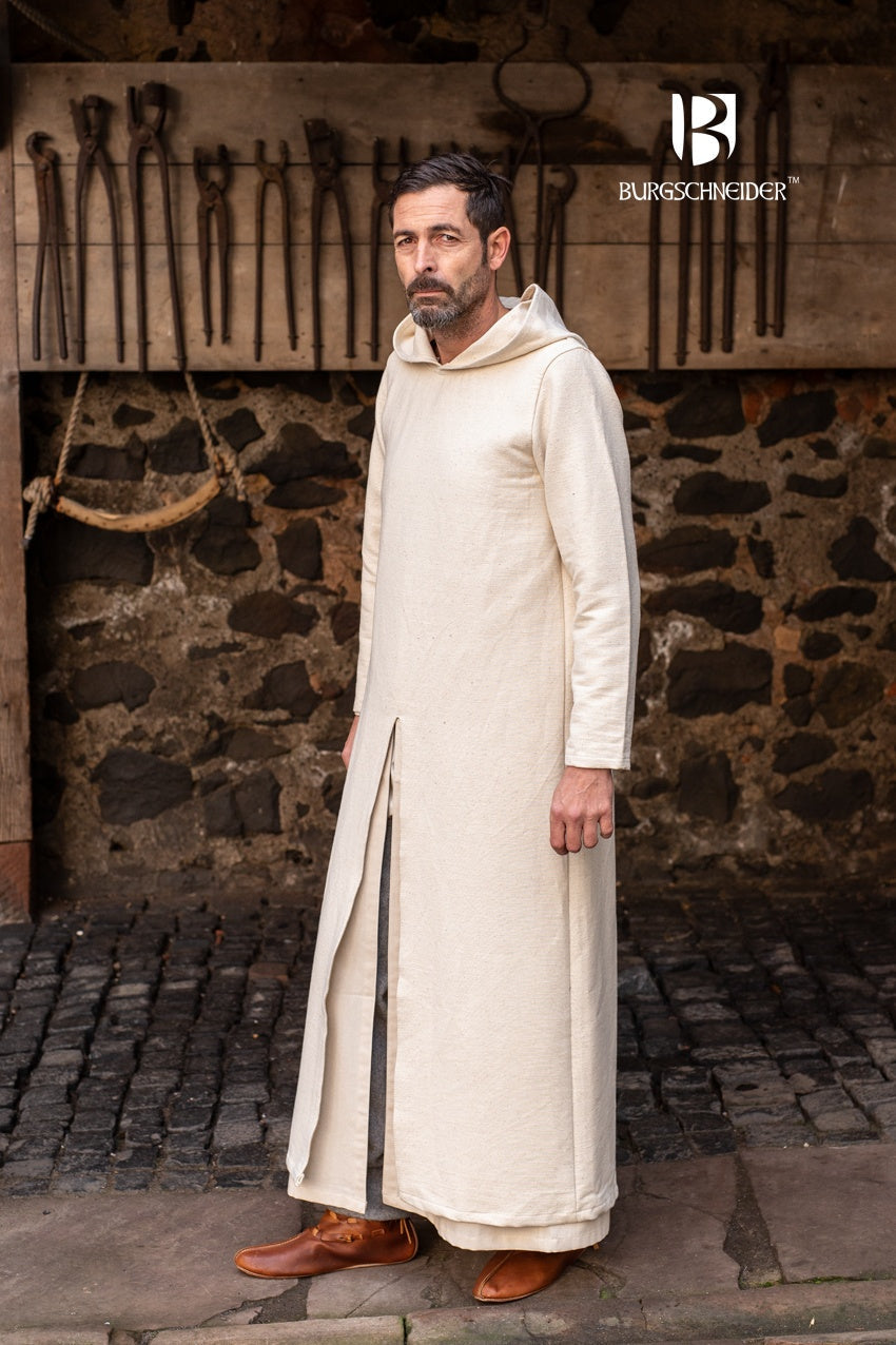 Hooded Long Tunic Renaud Natural - Which Mark
