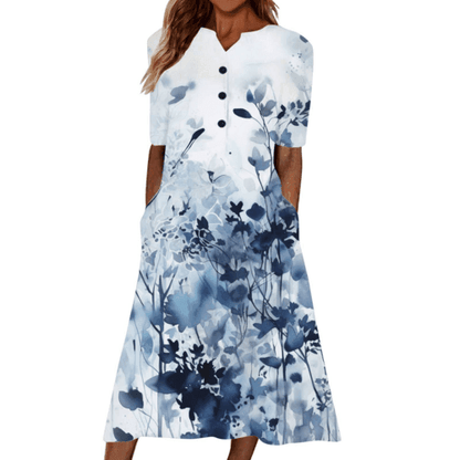 Women’s Summer Midi Dress – Casual, Light & Pocket-Ready - Which Mark