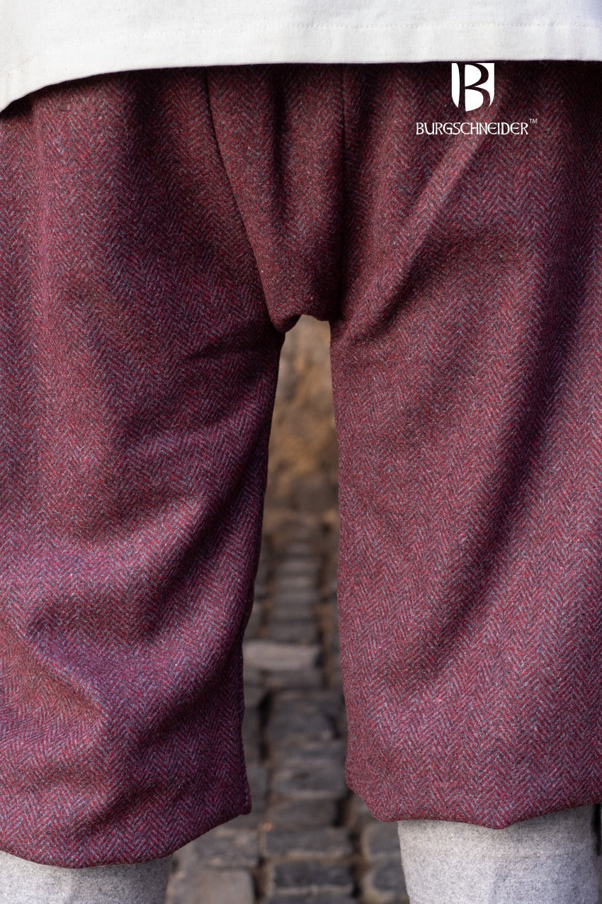 Rus Pants Tilda Herringbone Burgundy/Grey - Which Mark