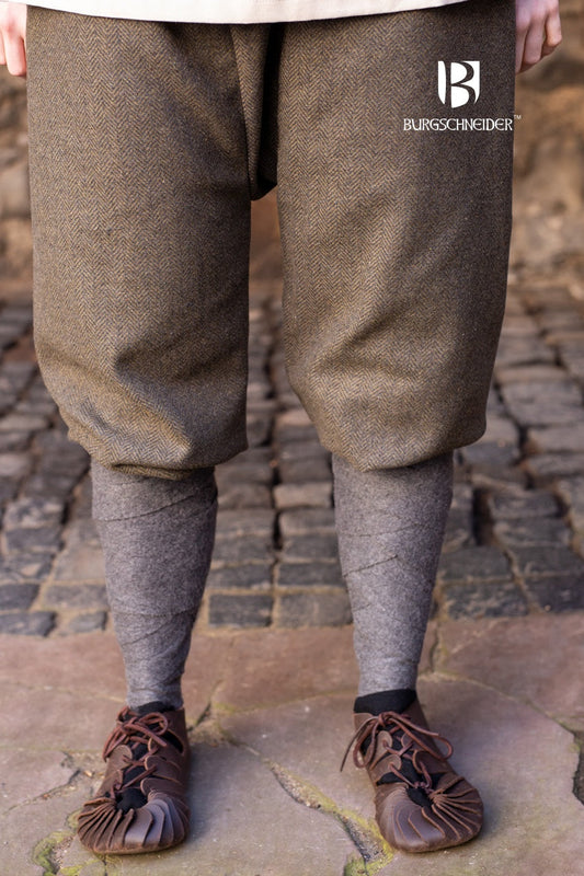 Rus Pants Tilda Herringbone Olive/Grey - Which Mark