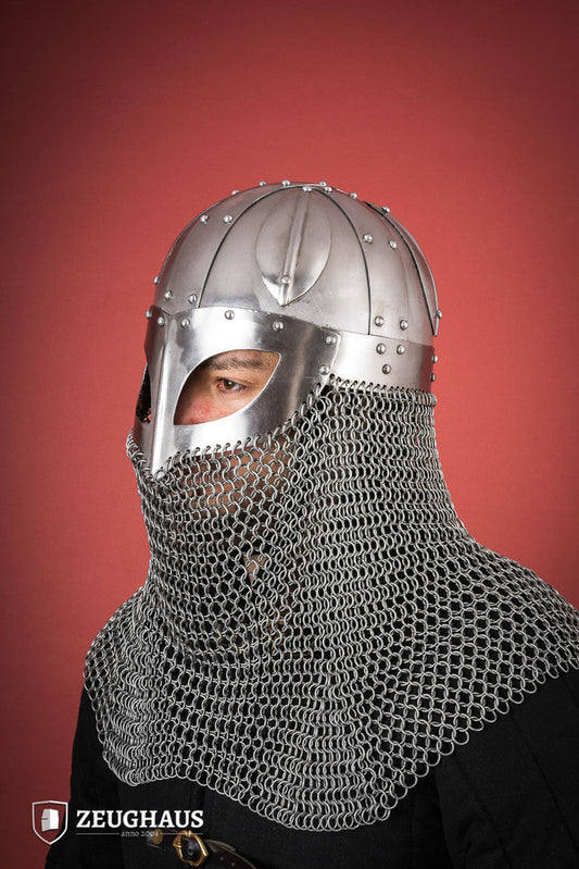 Viking Spectacle Helmet with Aventail 1,6mm Polished - Which Mark
