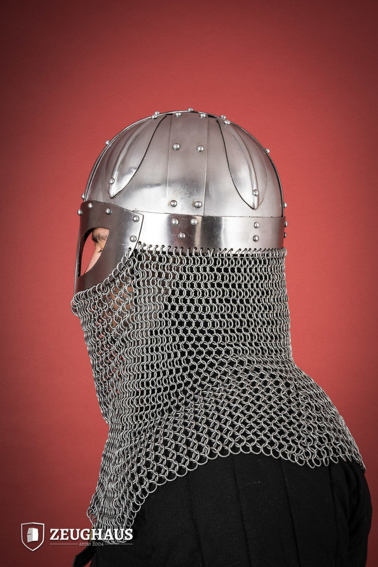 Viking Spectacle Helmet with Aventail 1,6mm Polished - Which Mark