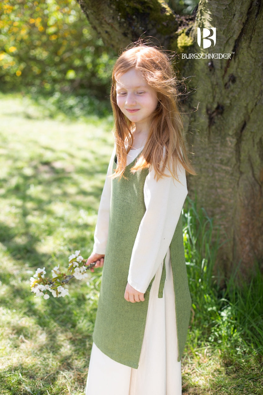 Children's Over Dress Ylva Linden Green - Which Mark