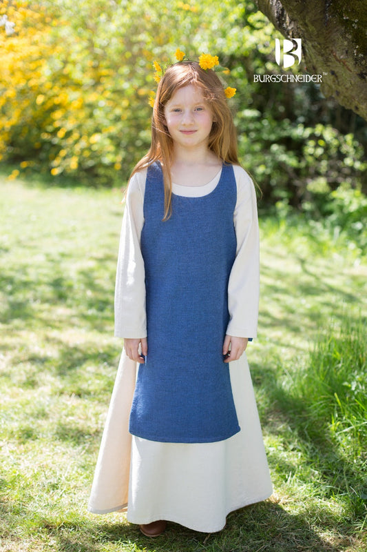 Children's Over Dress Ylva Ocean Blue - Which Mark